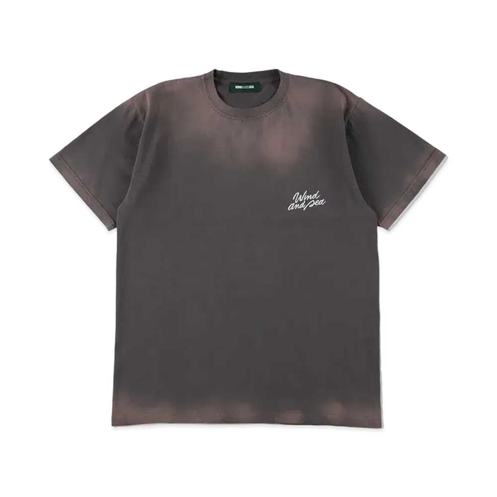 WIND AND SEA Washed Sun Tee "Charcoal"