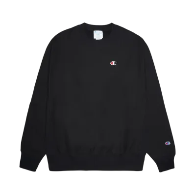 Champion Reverse Weave Crew "Black"