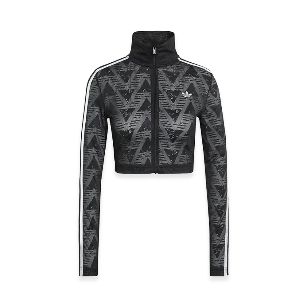 adidas Women's Firebird Classic Lace Track Top "Black"