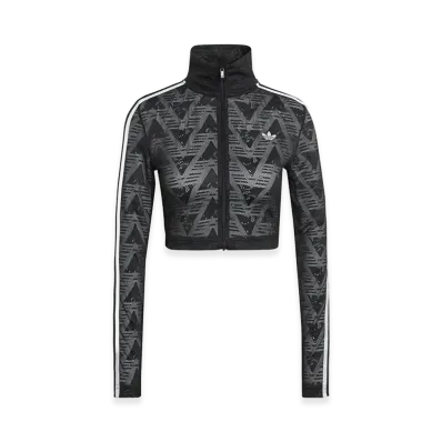 adidas Women's Firebird Classic Lace Track Top "Black"