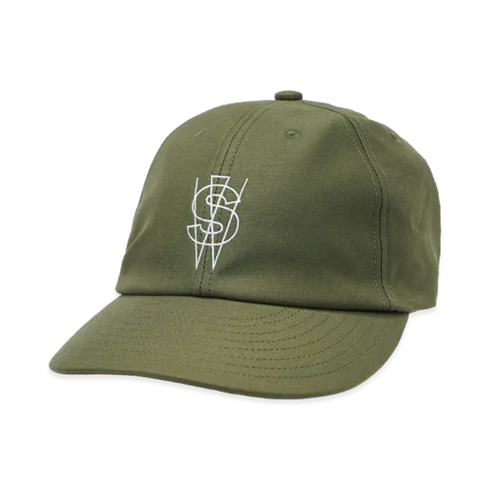 WTAPS x sacai Cotton Back Satin Cap 02 / Cap / Cotton Back Satin "Olive Drab" 2423234D-HT02S / 25-0932S
