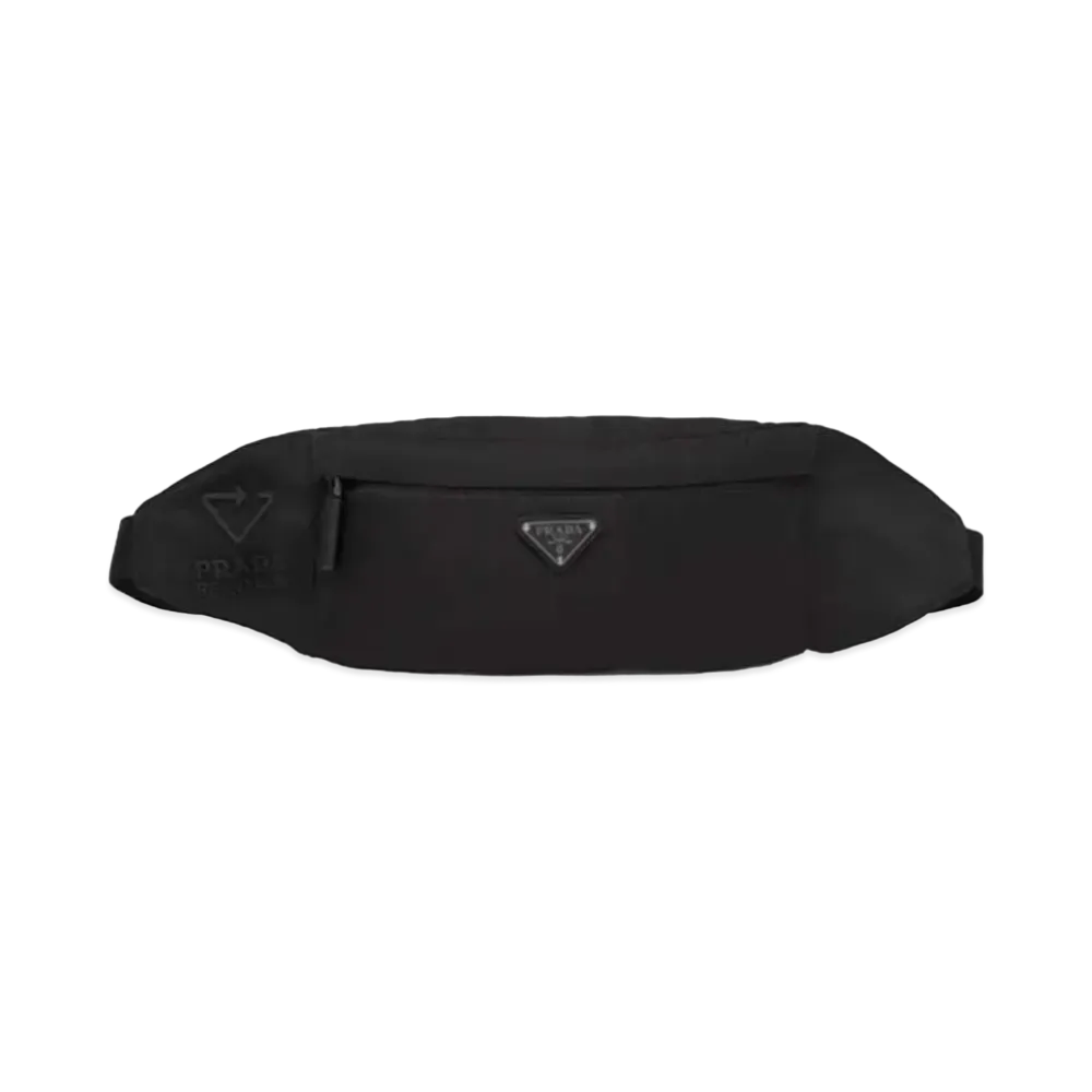 PRADA Re-Nylon And Saffiano Leather Belt Bag "Black"