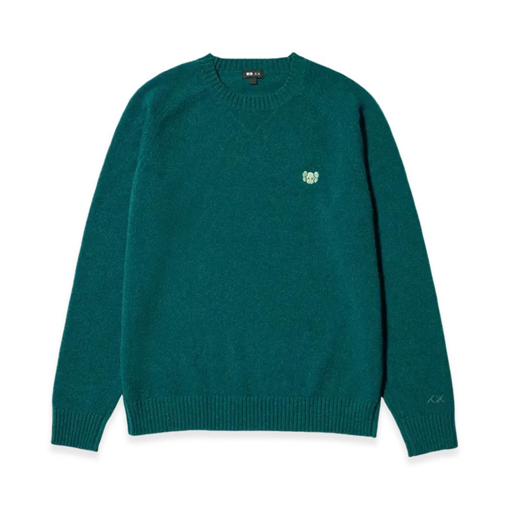 Uniqlo x KAWS Winter Lamb Crewneck Sweater "Green"