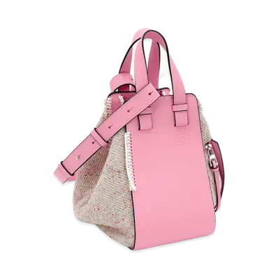 LOEWE Women's Handbag (with shoulder strap) Hammock Tweed "Pink/Multicolor"