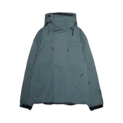 WILDTHINGS x POLIQUANT THE SWCS HOODED INSULATED JACKET / CORDURA®Fabric and PRIMALOFT® "SILVER BLUE"