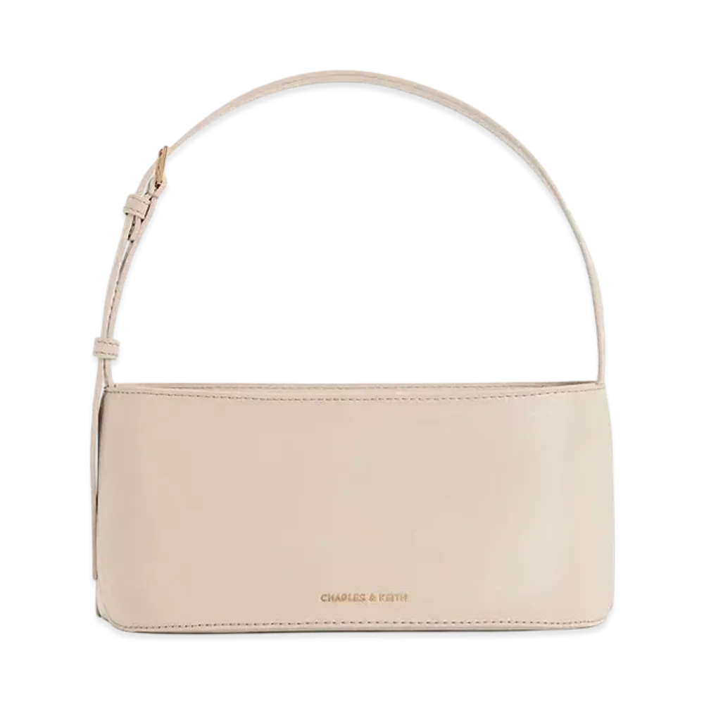 CHARLES & KEITH Wisteria Shoulder Bag "Oat"