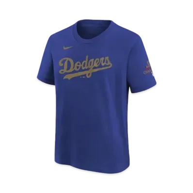MLB Los Angeles Dodgers 2025 Gold Collection Youth Shohei Ohtani Nike Name & Number T-Shirt "Royal"