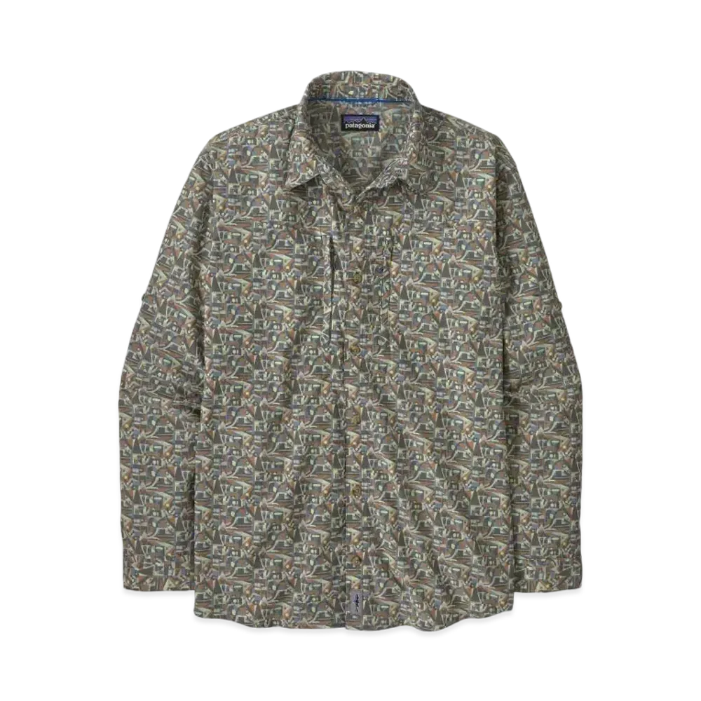 Patagonia Men's Long Sleeve Sun Stretch Shirt "Utility Blue"