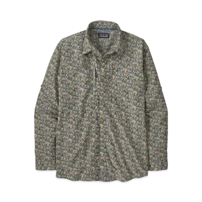 Patagonia Men's Long Sleeve Sun Stretch Shirt "Utility Blue"