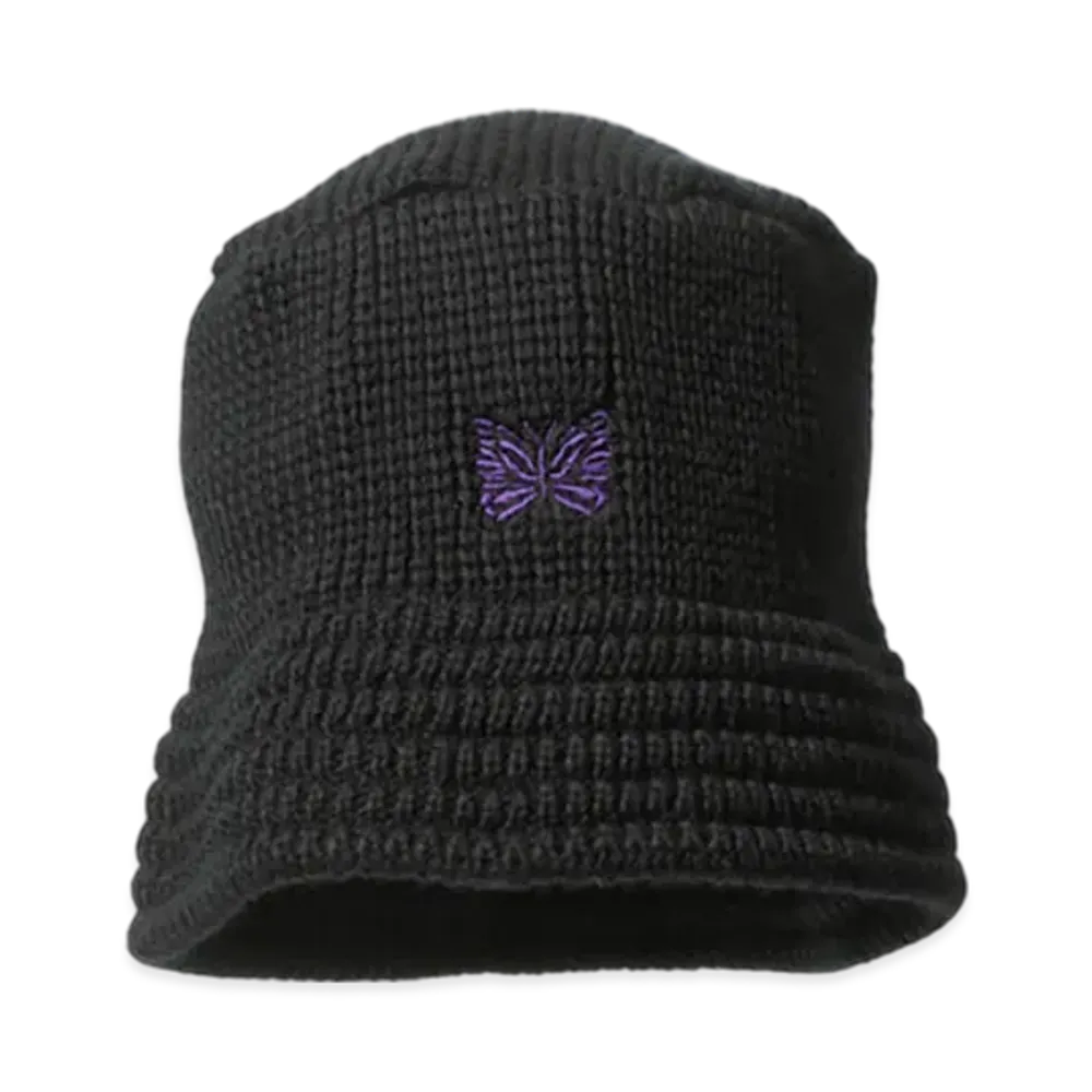 NEEDLES Bucket Hat - Merino Wool "Black"