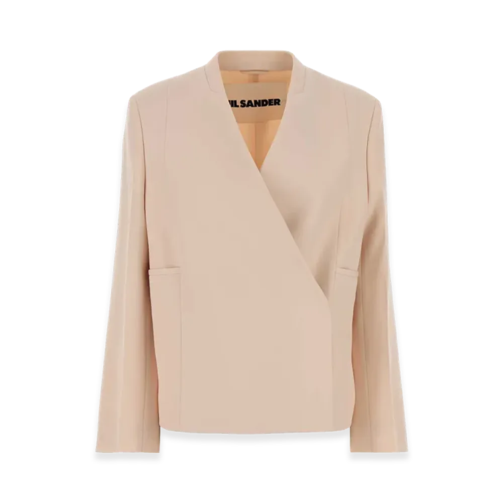 Jil Sander Women's Wool Blazer "Pastel Pink"