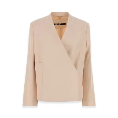 Jil Sander Women's Wool Blazer "Pastel Pink"
