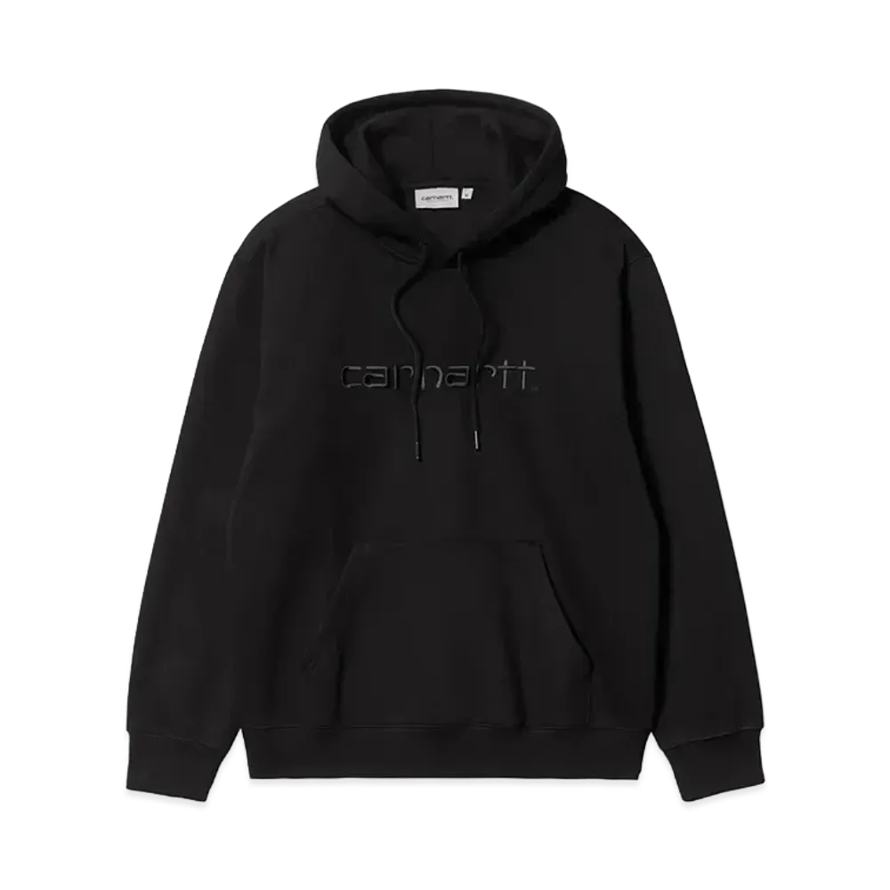 Carhartt WIP Hooded Carhartt Sweat "Black/Black"