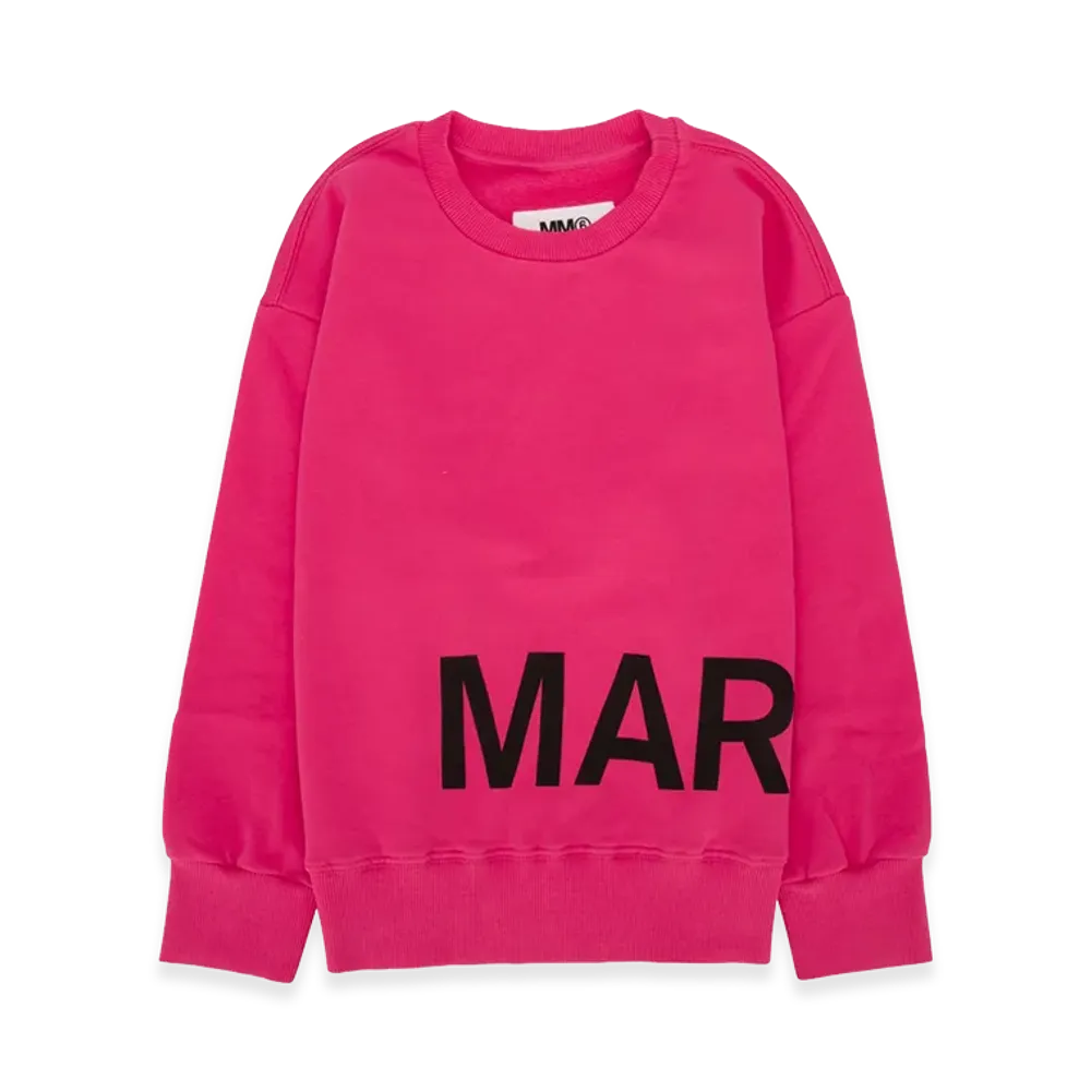 MM6 Maison Margiela Kids Felpa "Pink"