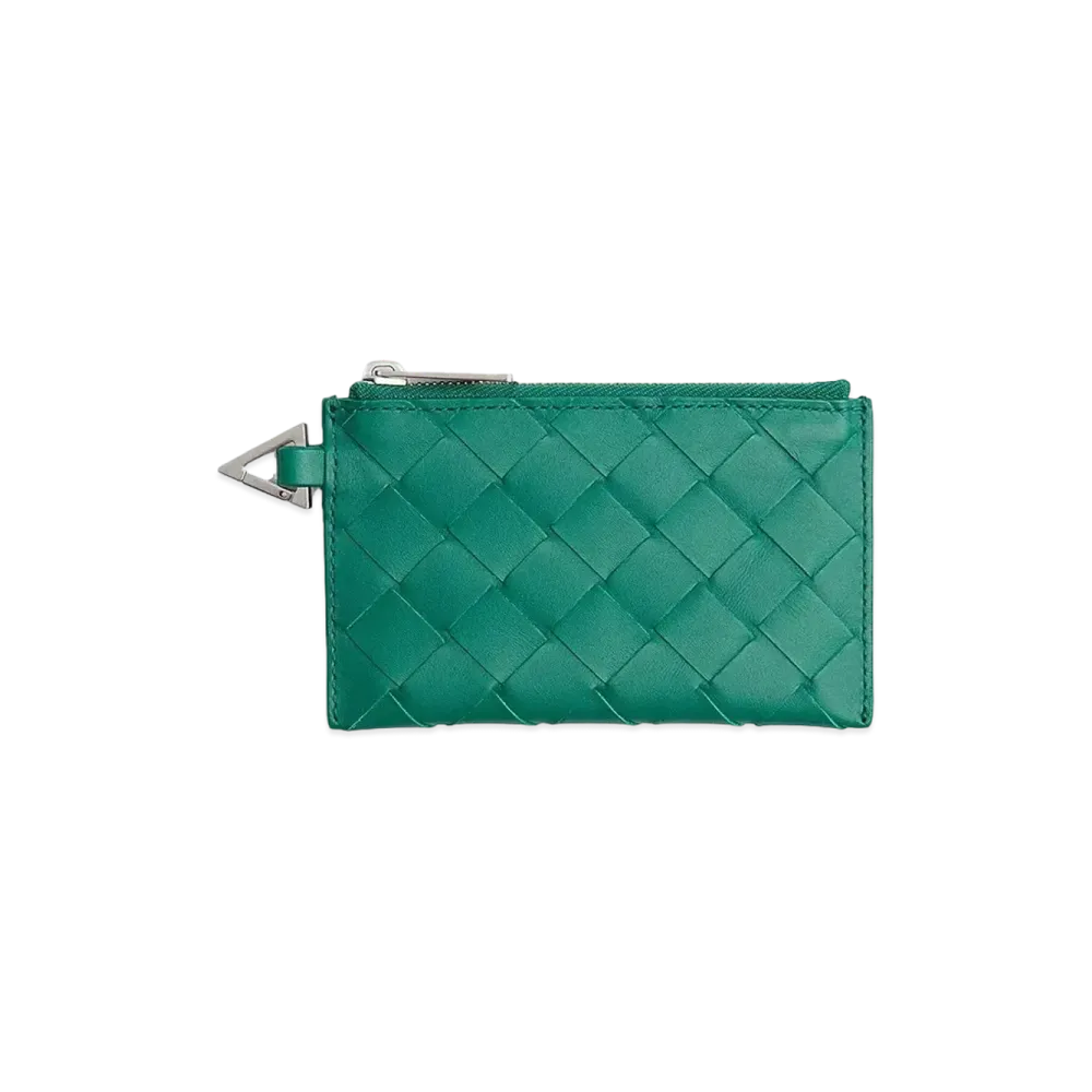 Bottega Veneta Key Pouch "Racing Green"