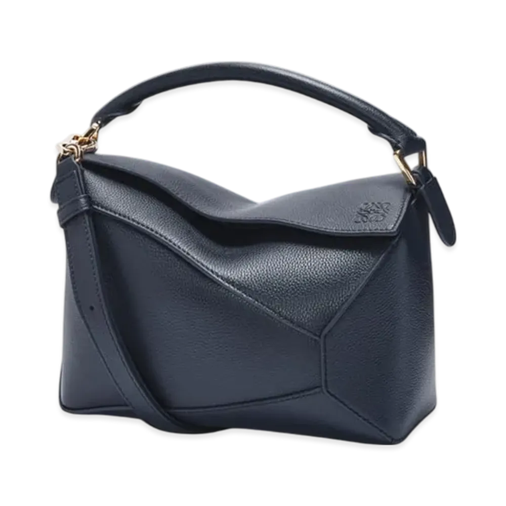 LOEWE Puzzle Edge Bag Small "Deep Navy"