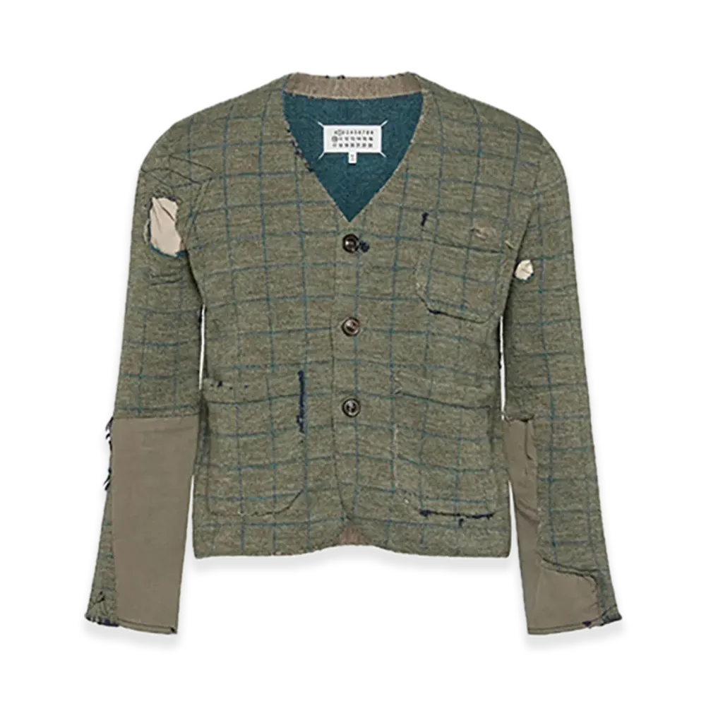 Maison Margiela Wool Cardigan "Military Green"