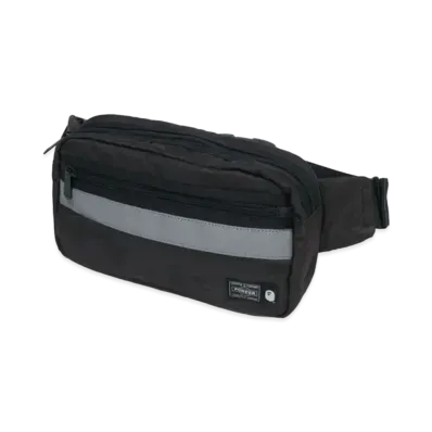 A BATHING APE x PORTER Solid Camo Waist Bag "Black"