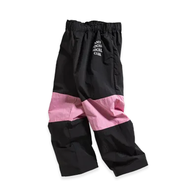 ANTI SOCIAL SOCIAL CLUB Track Pants "Black/Pink"