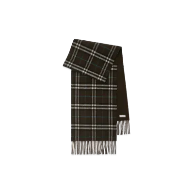 Burberry Reversible Check Cashmere Scarf "Snug"