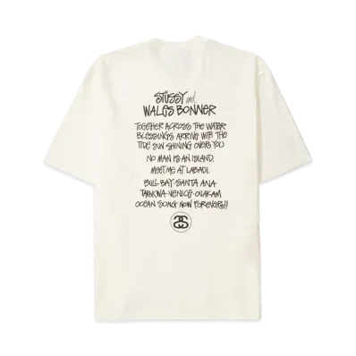 Stussy x Wales Bonner Ocean Song Tee "Ivory"