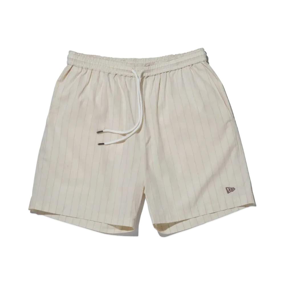 NEW ERA BLACK LABEL SS24 Easy Short Pants Pinstripe "Off White"