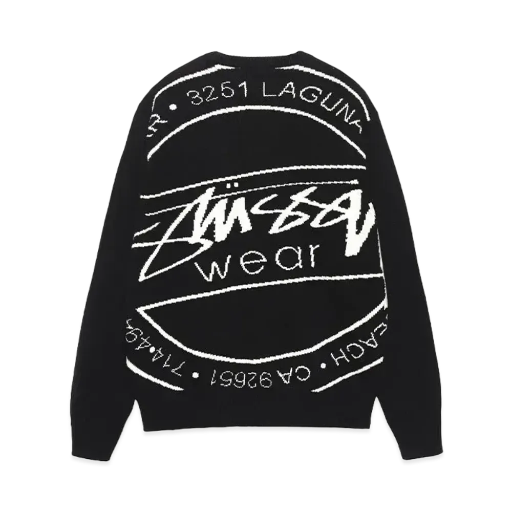 Stussy Laguna Icon Sweater "Black"