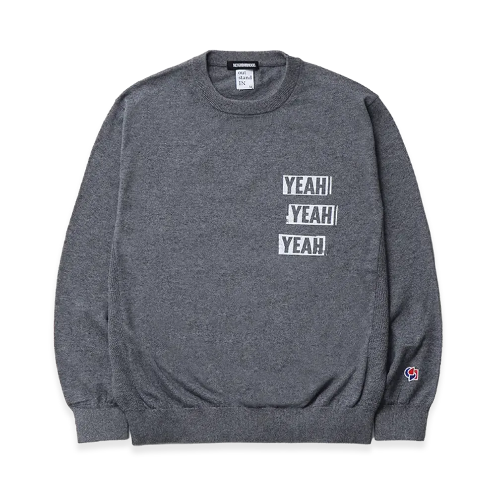 NEIGHBORHOOD x Out Stand In . Crewneck Sweater "Gray"