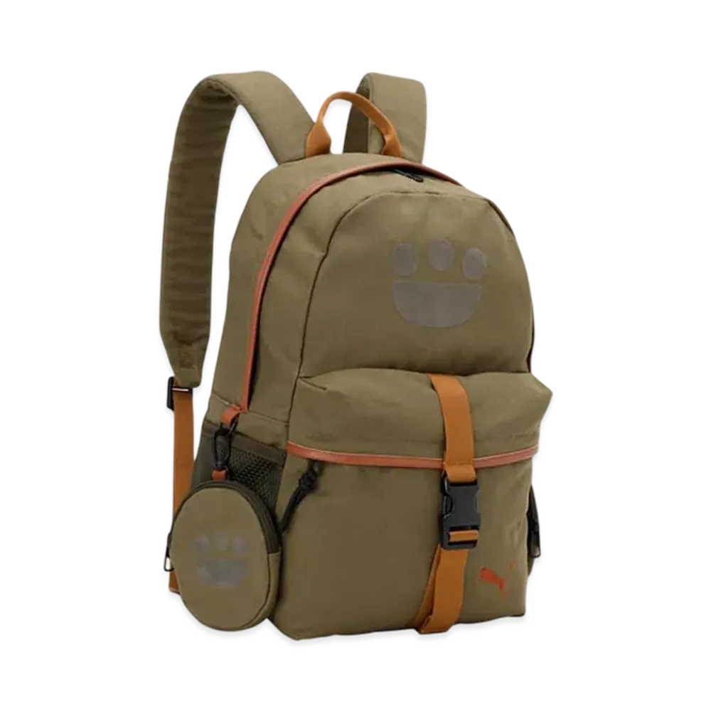 PUMA x Monster Hunter Wilds Felyne Backpack "Dark Olive"