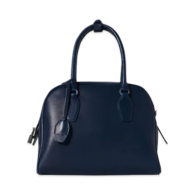 The Row Women's India 10 Leather Bag "Blue Night"