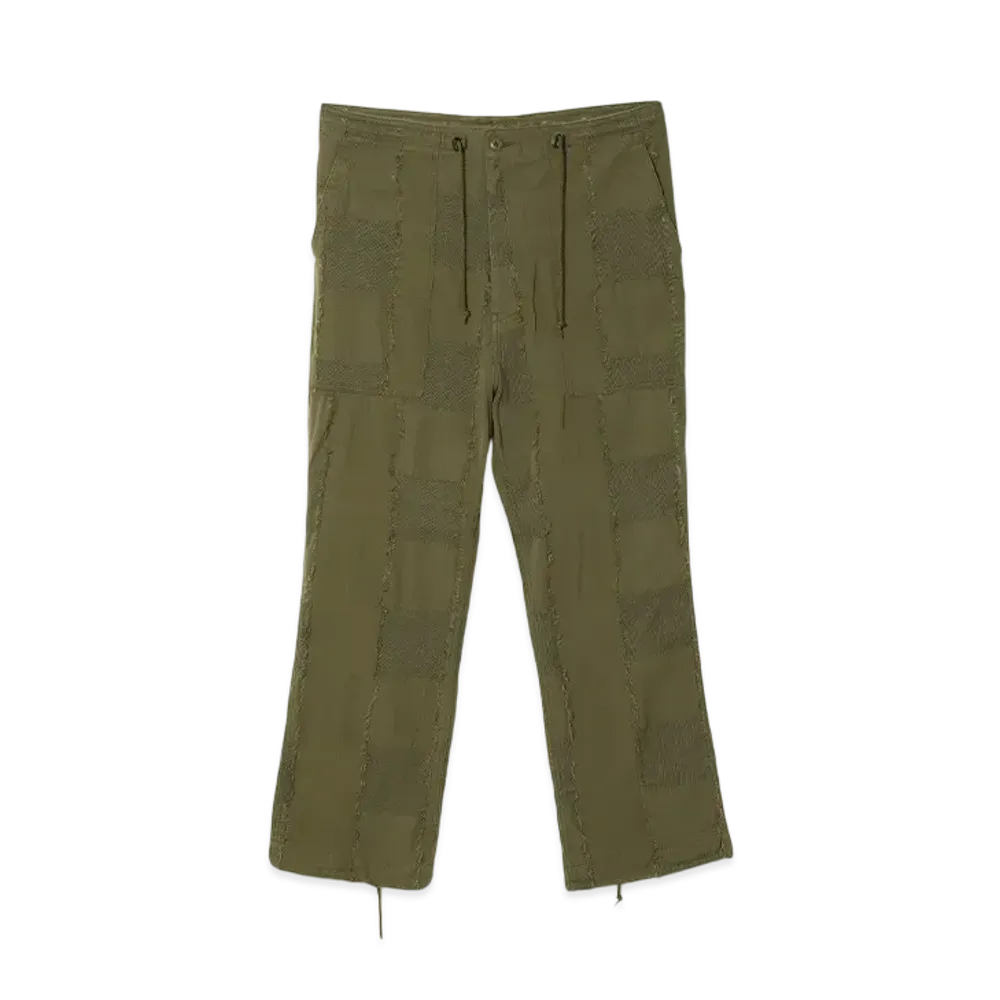 NEEDLES String Fatigue Pant - Ripstop Cut Jacquard "Khaki"