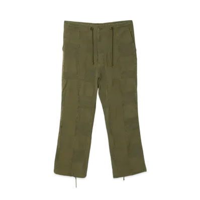 NEEDLES String Fatigue Pant - Ripstop Cut Jacquard "Khaki"