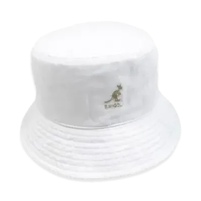 Kangol K HT Kangol Washed Bucket Hat "White/Gold"