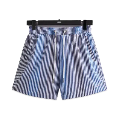 Kith Striped Poplin Hardaway Short "Current"