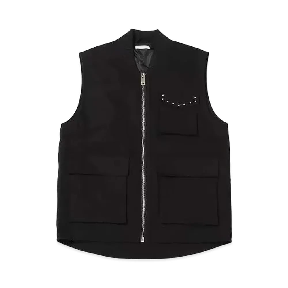 atmos pink Twill Vest "Black"