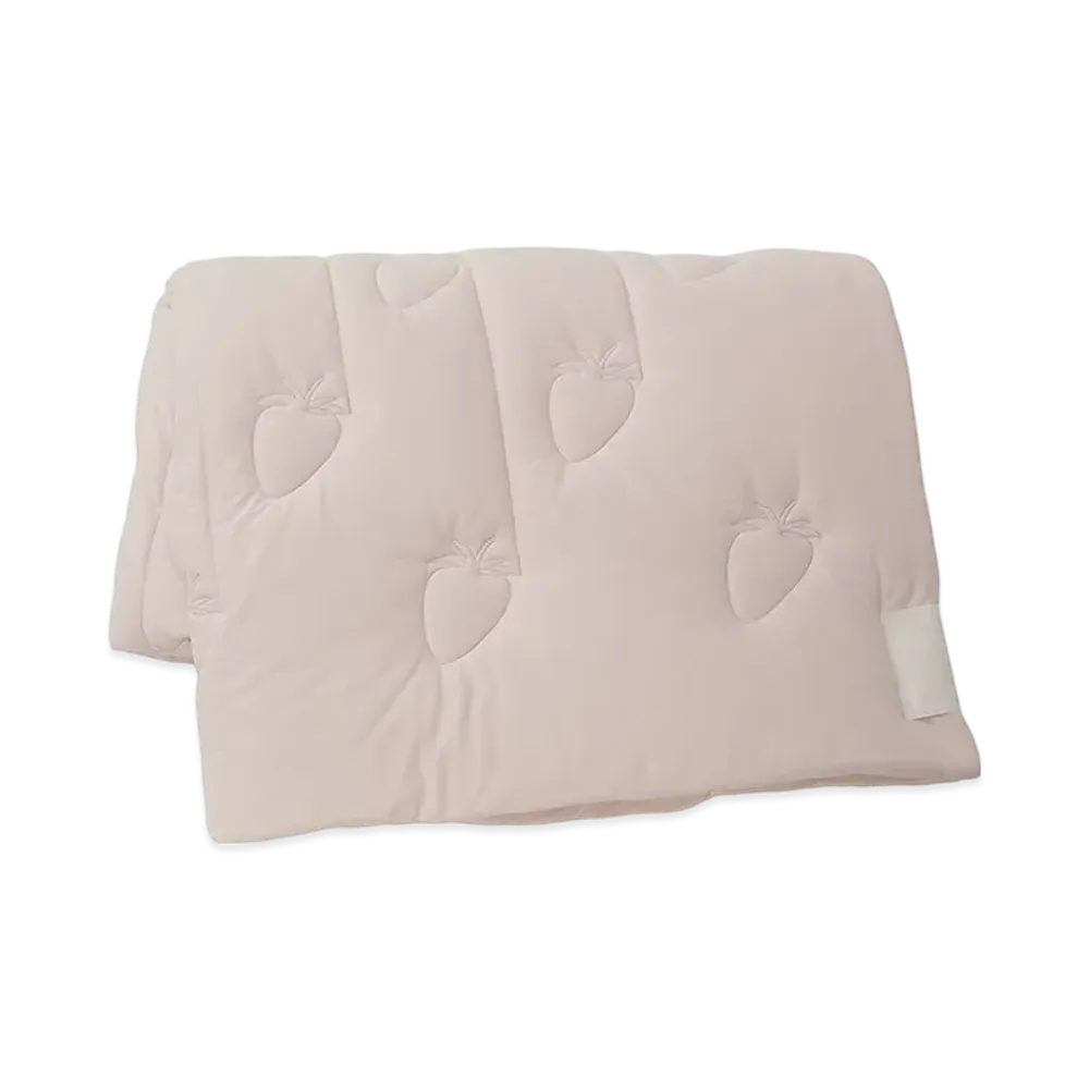 GELATO PIQUE Sleep Strawberry Pattern Quilt Blanket "Pink"