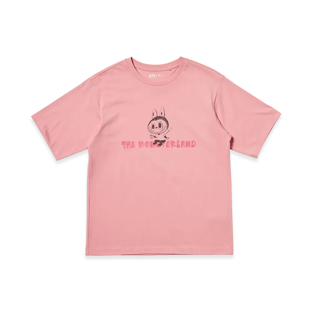 Uniqlo x POP MART THE MONSTERS (LABUBU) Women's UT "Pink"