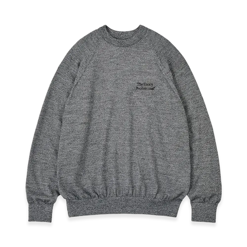 ENNOY Merino Wool Sweater "Mix Gray"