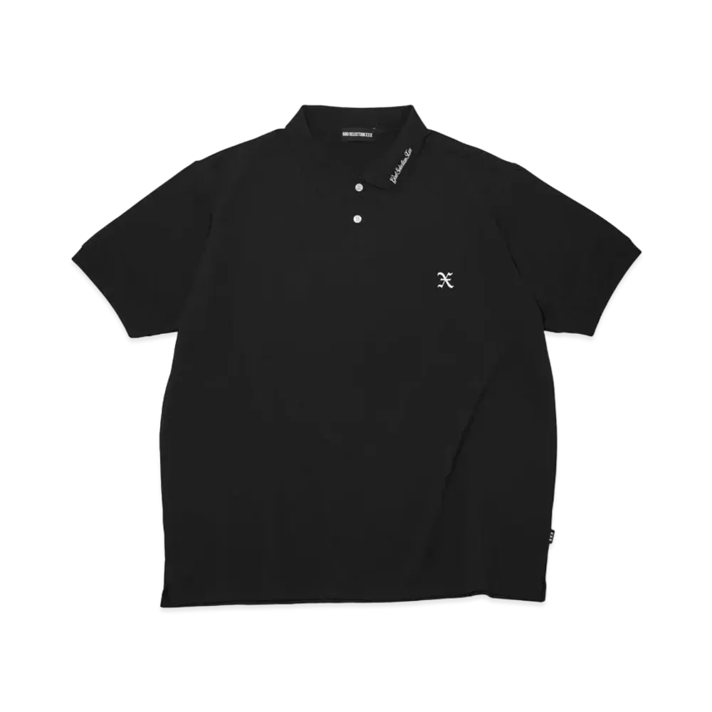 GOD SELECTION XXX Polo Shirt GX-S22-PL-02 "Black"
