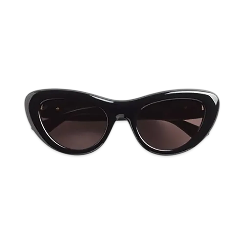 Bottega Veneta Bombe Cat Eye Sunglasses "Black/Black/Gray"