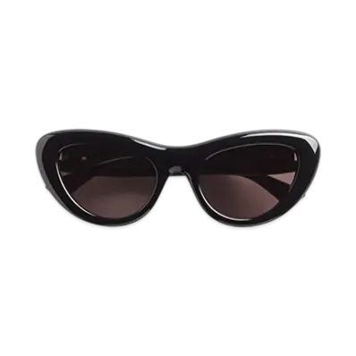Bottega Veneta Bombe Cat Eye Sunglasses "Black/Black/Gray"