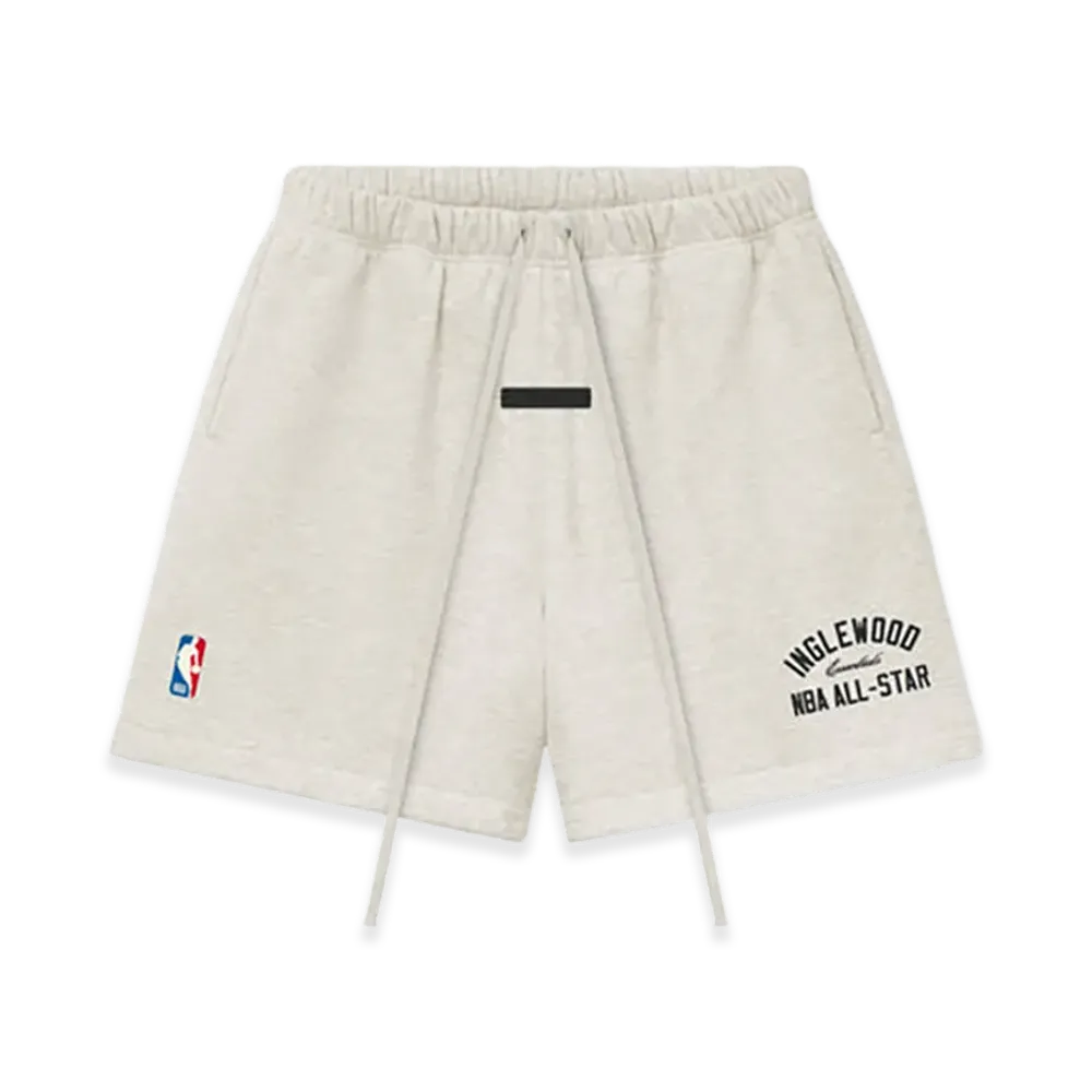 FEAR OF GOD ESSENTIALS Inglewood X All Star Weekend '26 Classic Sweatshort "Oatmeal Heather"