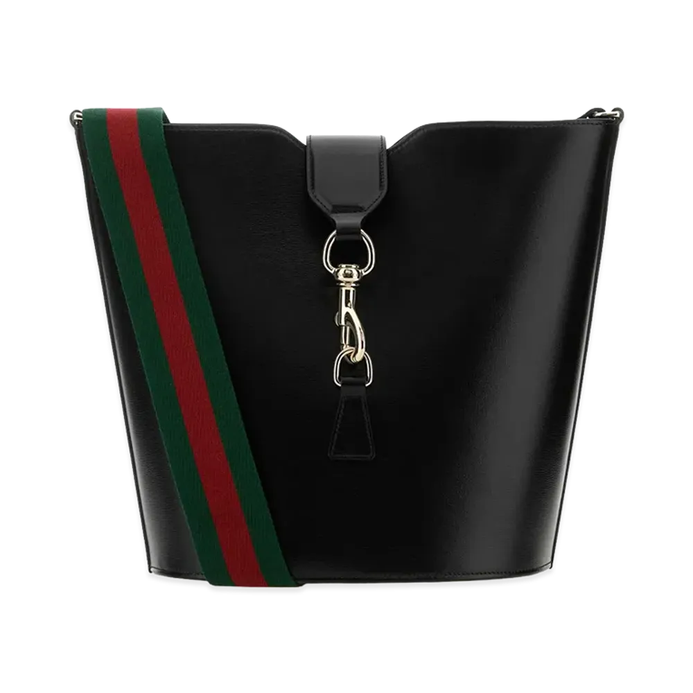 GUCCI Women's Leather Small Bucket Bag "Black"