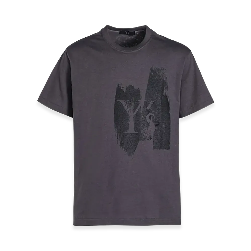 Y's Logo/Blush Print Half Sleeve T "Grey"