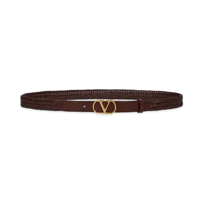 Valentino Garavani Belts Leather "Brown"