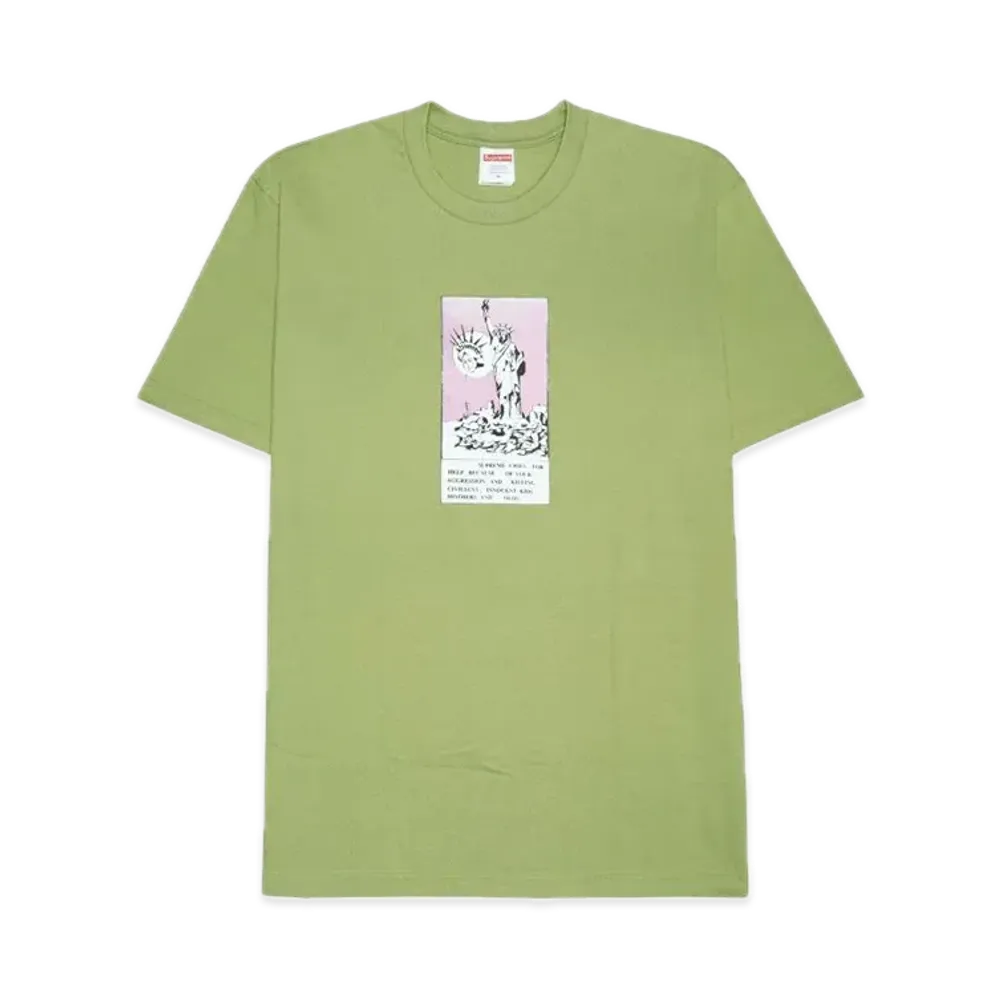 シュプリーム リバティー Tシャツ "モス"
