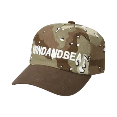 WIND AND SEA Logo Cap "Brown_Multi"