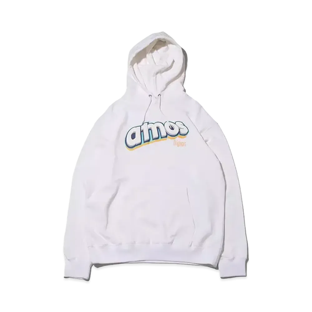 atmos Logo Hooded Sweatshirt "White"