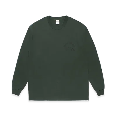 WACKO MARIA Washed Heavy Weight Long Sleeve T-Shirt "Green"