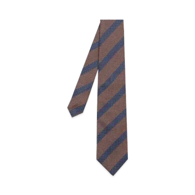Paul Smith Jacquard Regimental Tie "Brown"